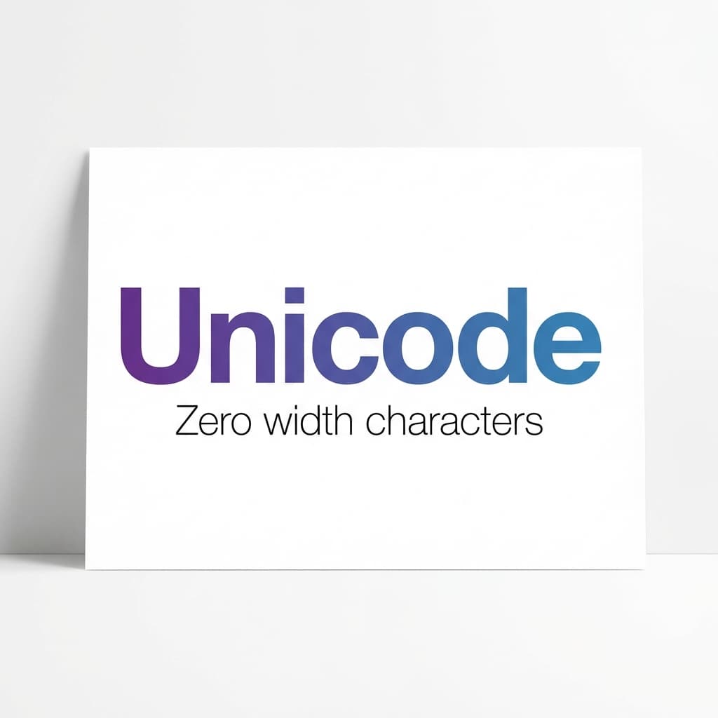 Silent Killers: Zero Width Characters